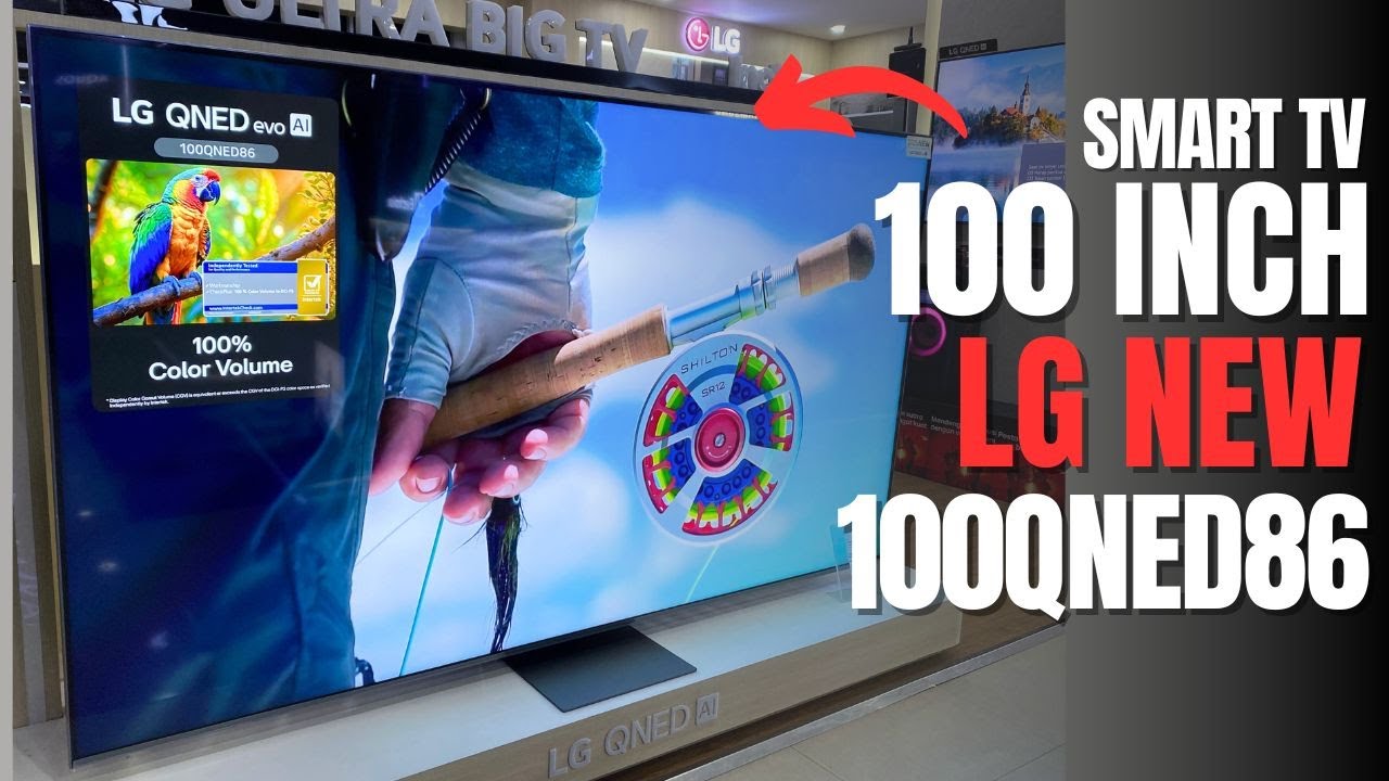 REVIEW SMART TV LG 100 INCH || LG 100QNED86