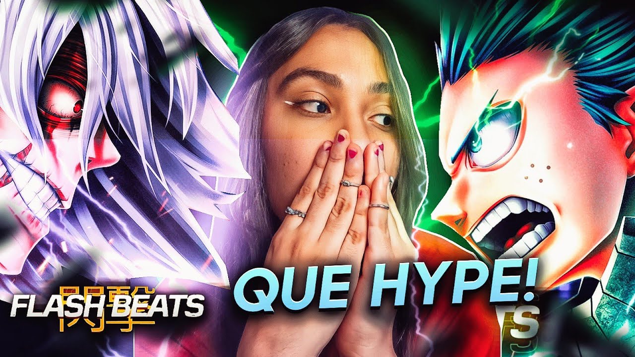 (COMO ASSIM???) Deku vs Shigaraki (Boku no Hero) - A Paz e o Medo | Flash Beats - REACT