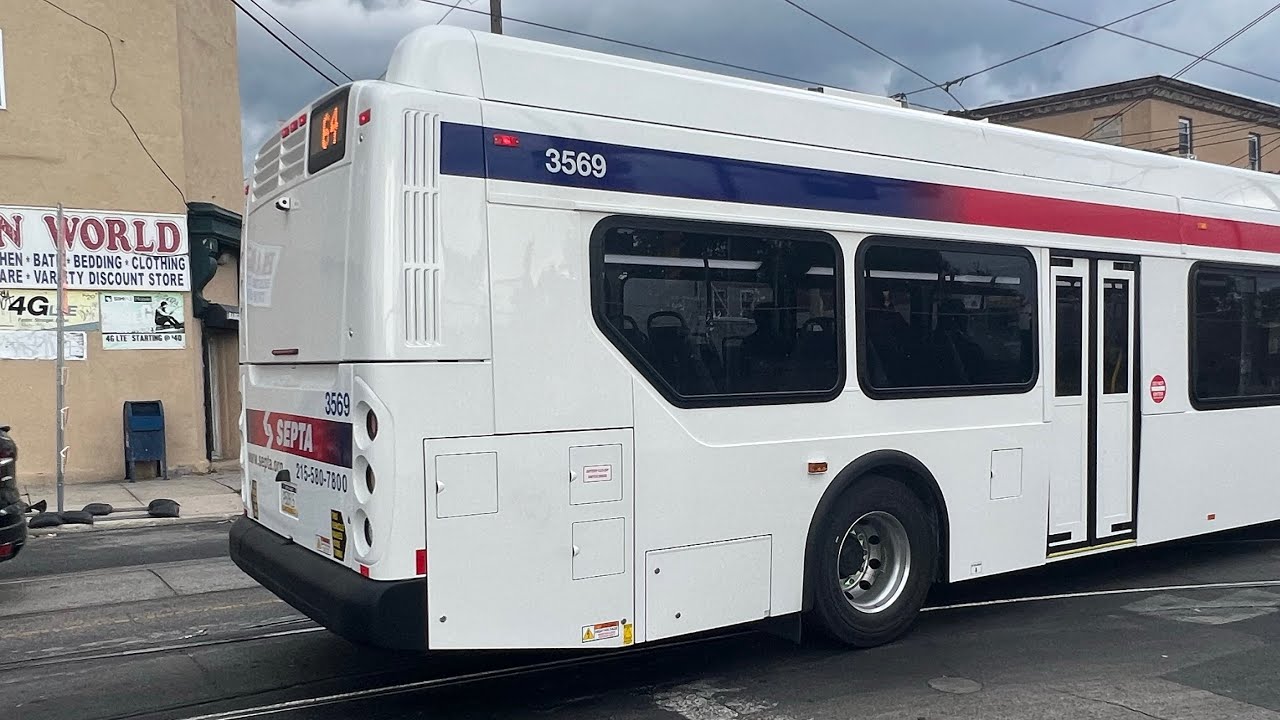 SEPTA 2023 New Flyer XDE40 #3569 On Route 64!
