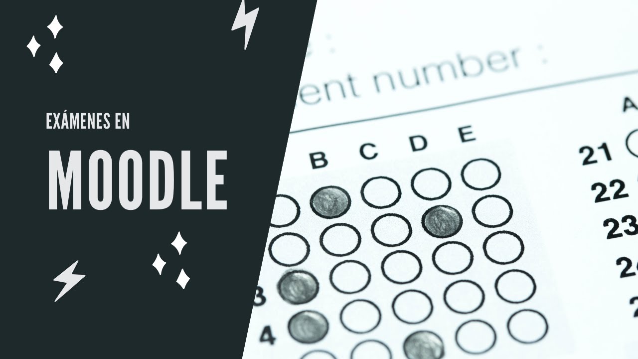 Crear un examen en Moodle