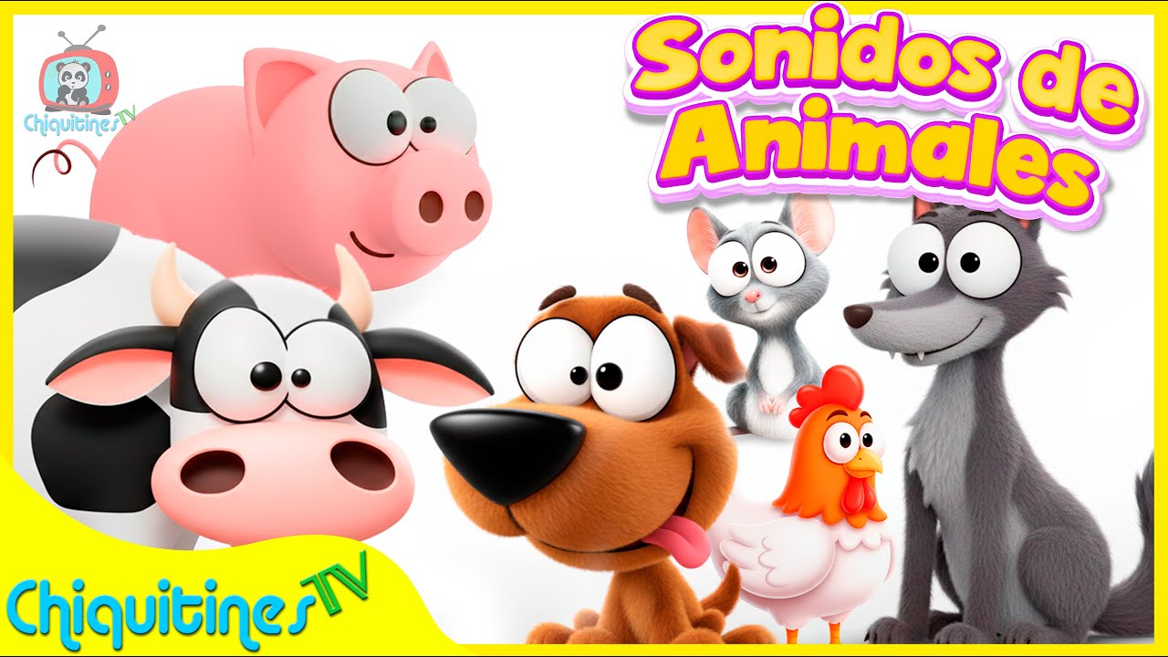 🐶🐒 El Sonido de Los Animales  | CANCION INFANTIL educativa y Divertida 🐶🐒🐧