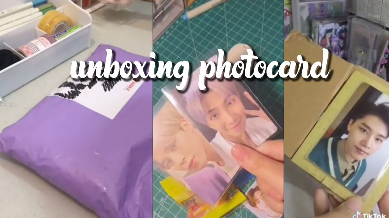 kpop unboxing photocard asmr | tiktok compilation