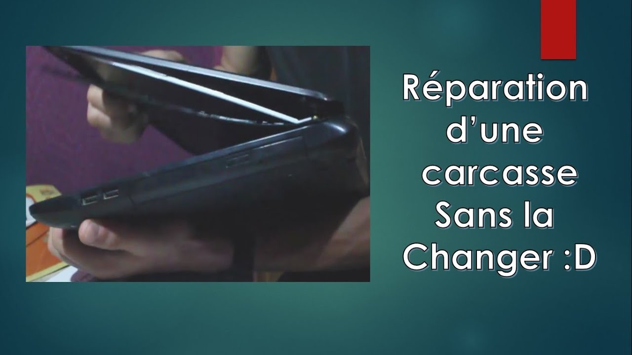 Réparation d'une carcasse d'un Laptop sans la changer, Booba intro, Réparation laptop HP 15