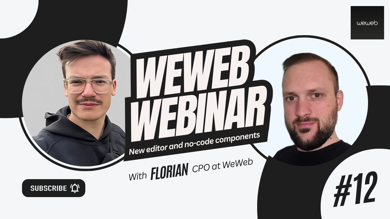 WeWeb Big Update: New Editor and Reusable No-code Components
