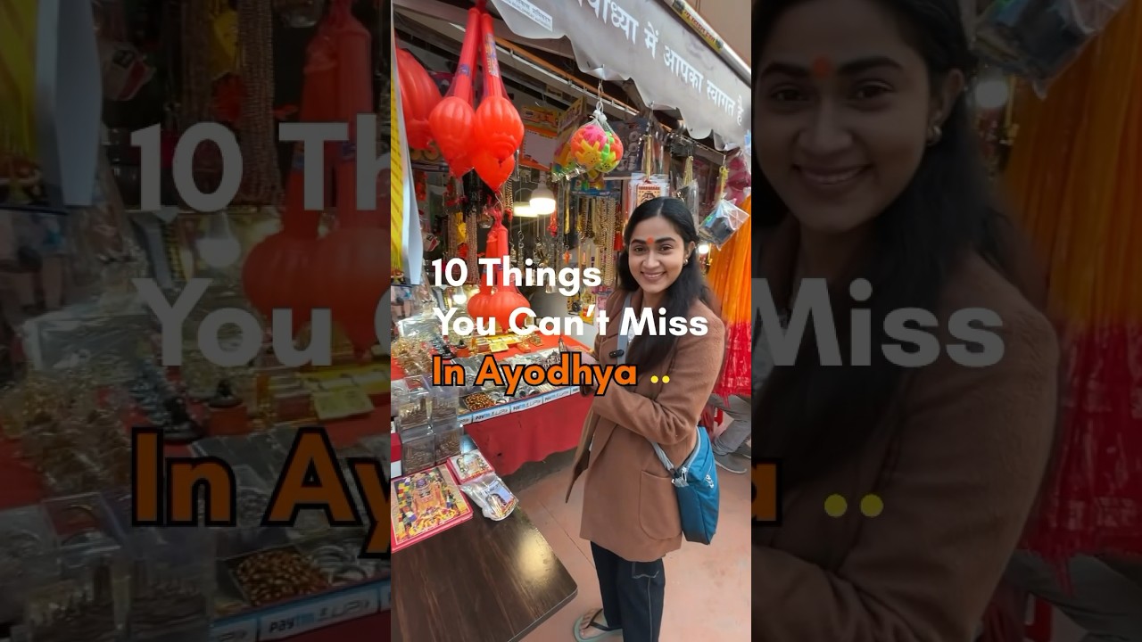 10 Must Do Things In Ayodhya 🧡 #ayodhya #viralshorts