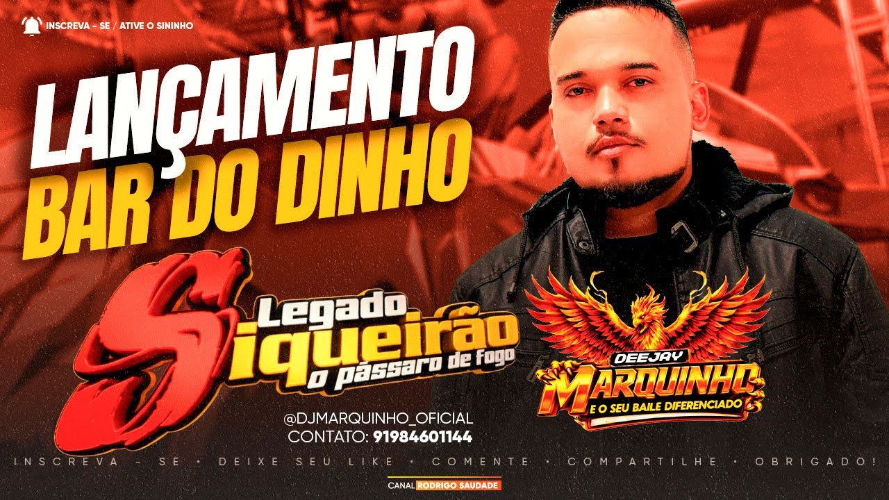 NOVO SIQUEIRÃO O PÁSSARO DE FOGO I LEGADO SIQUEIRÃO I DJ MARQUINHO NOVO SIQUEIRÃO BAR DO DINHO 2026