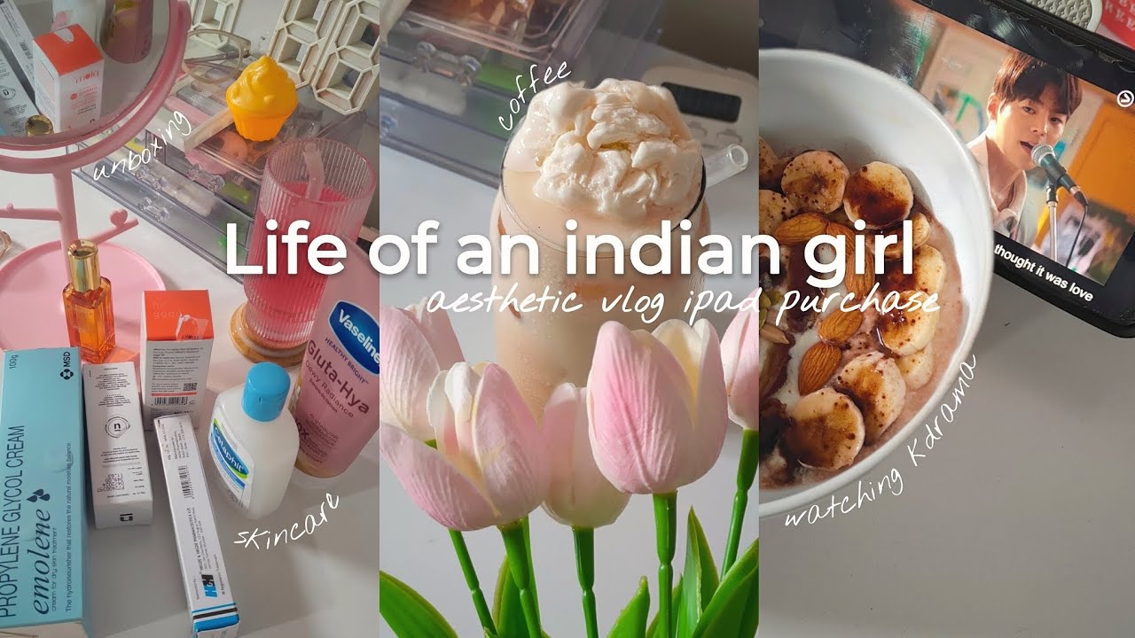 Day in my life 🌿🌷| Aesthetic vlog Indian | life of an introvert girl | unboxing & ipad purchase