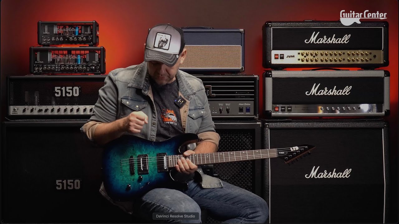 ESP LTD M-200DX Blue Burst | TV Guitar Center