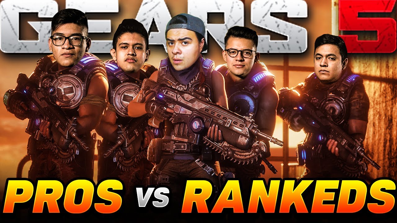ARMÉ UN EQUIPO de PRO PLAYERS para jugar CONTRA LOS MEJORES de RANKEDS en GEARS 5!! *FUE ÉPICO* 😱