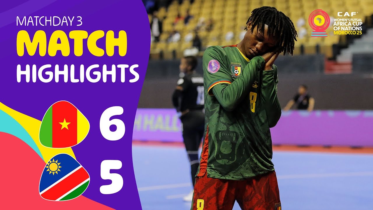 Cameroon 6-5 Namibia | WAFCON Futsal 2025 | Matchday 3