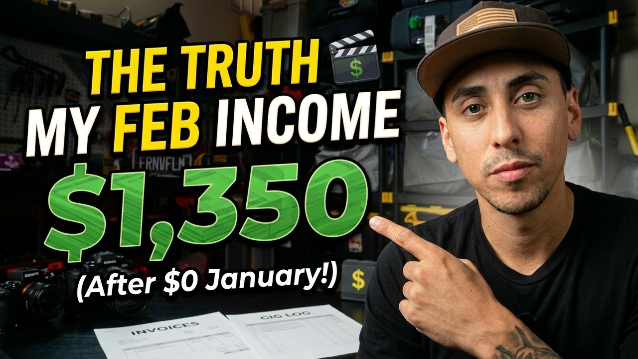 I Made $1,350 as a Freelance Filmmaker in February