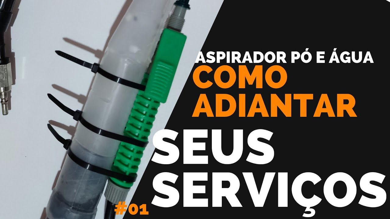 Como Adiantar Seus Serviços || Adaptação No Bico Do Aspirador De Pó e Água