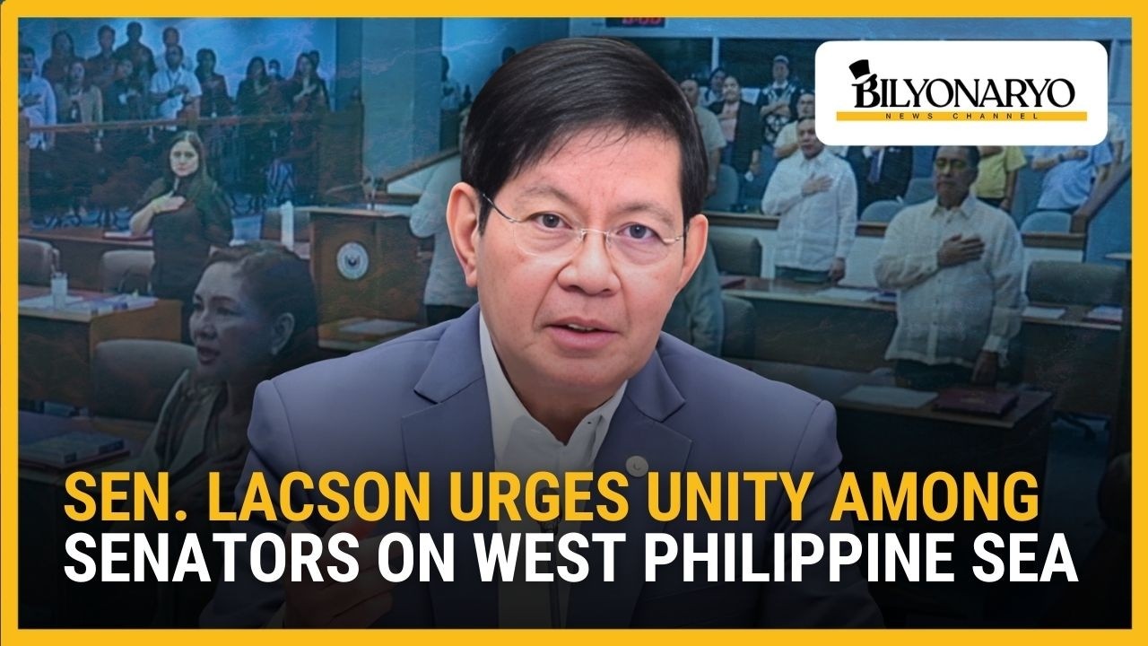 Sen. Ping Lacson urges unity among senators on West Philippine Sea | The Daily Dish
