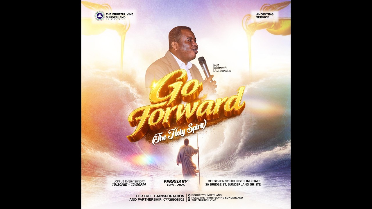 RCCG THE FRUITFUL VINE | SUNDERLAND UK|| 15/02/2026