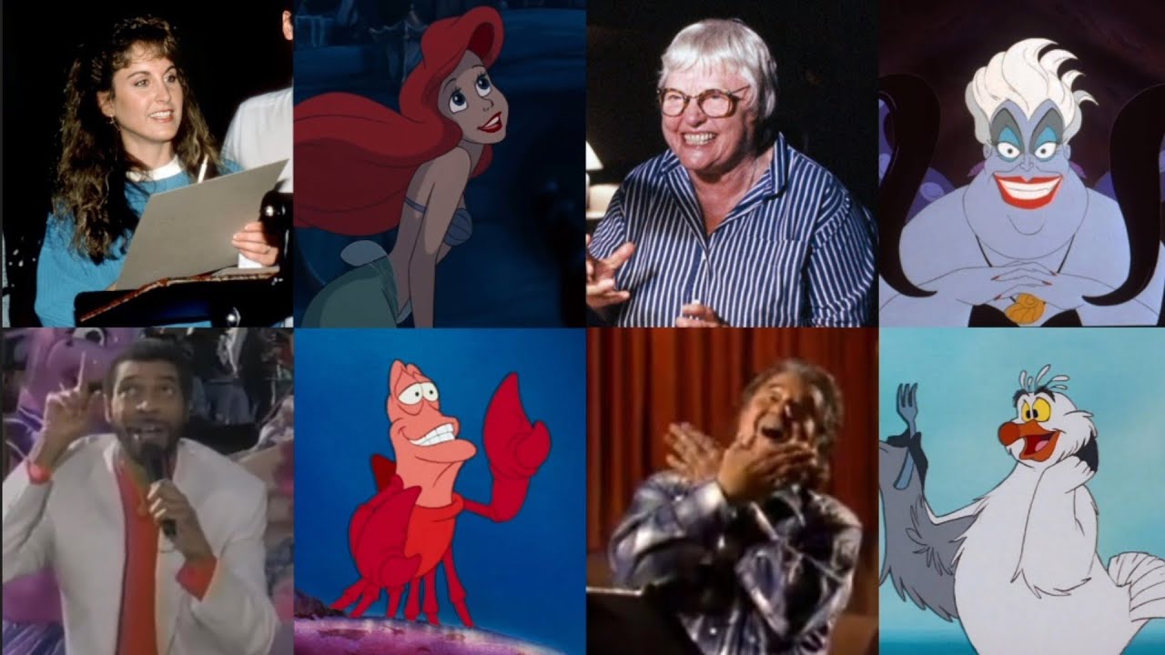 The Little Mermaid | Voice Actors | Live vs Animation | Side By Side Comparison