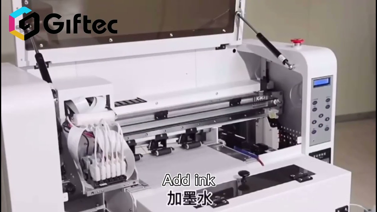 Step by Step/ Installation for 30cm A3 DTF Printer/  Giftec Direct to Film Printer