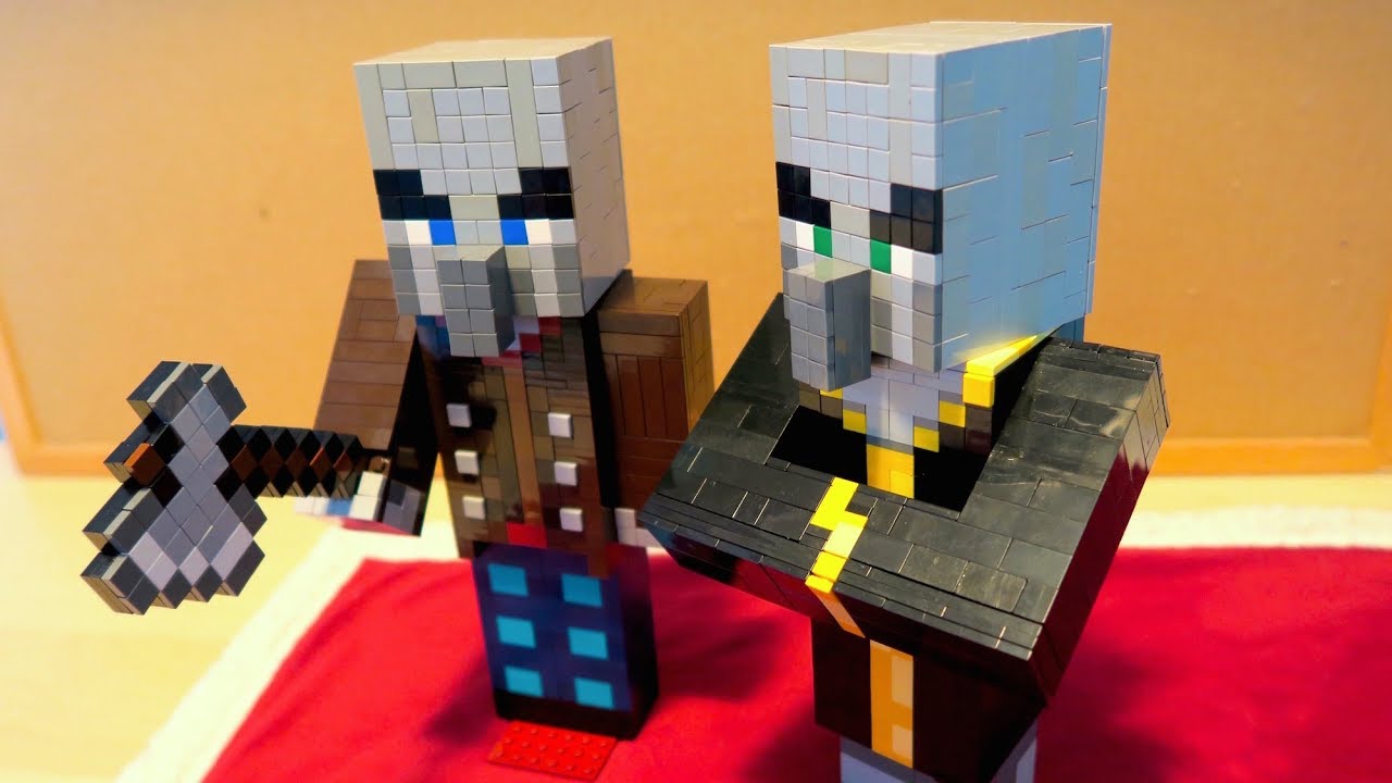 LEGO Vindicator and Evoker - Minecraft