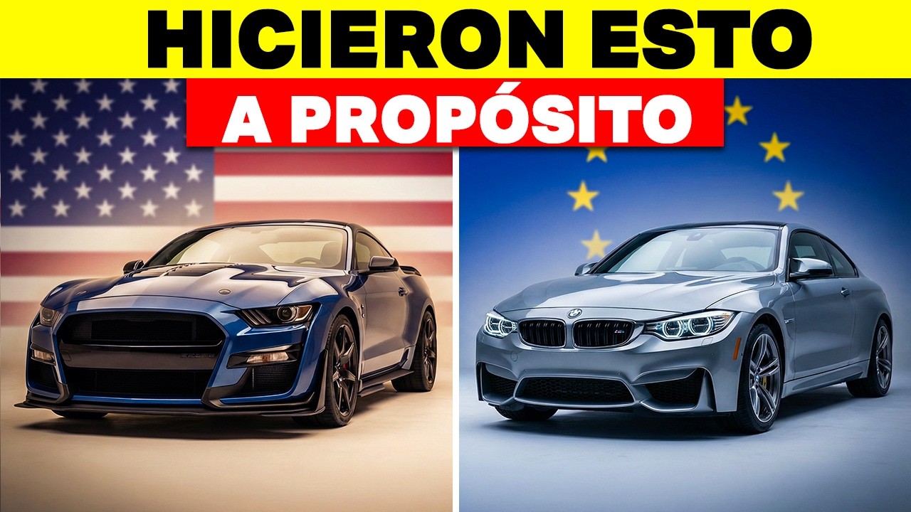 ¿Por qué los COCHES EUROPEOS y AMERICANOS son TAN DISTINTOS?