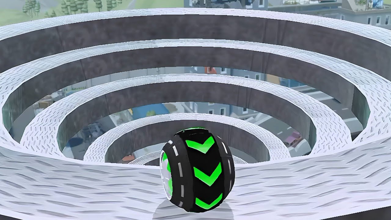 Rolling Ball Sky Escape Gameplay Speedrun All Levels 65