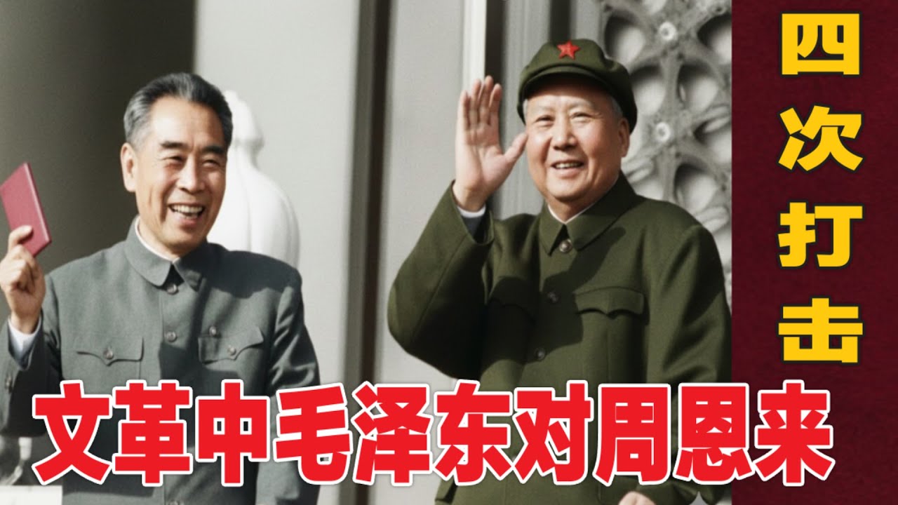 文革中毛泽东对周恩来的四次打击   (中文字幕)