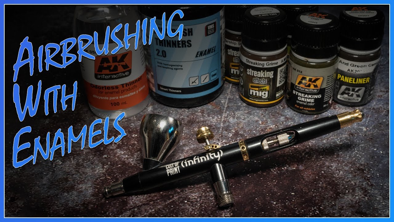 Airbrushing Enamel Paints- What you NEED to know.