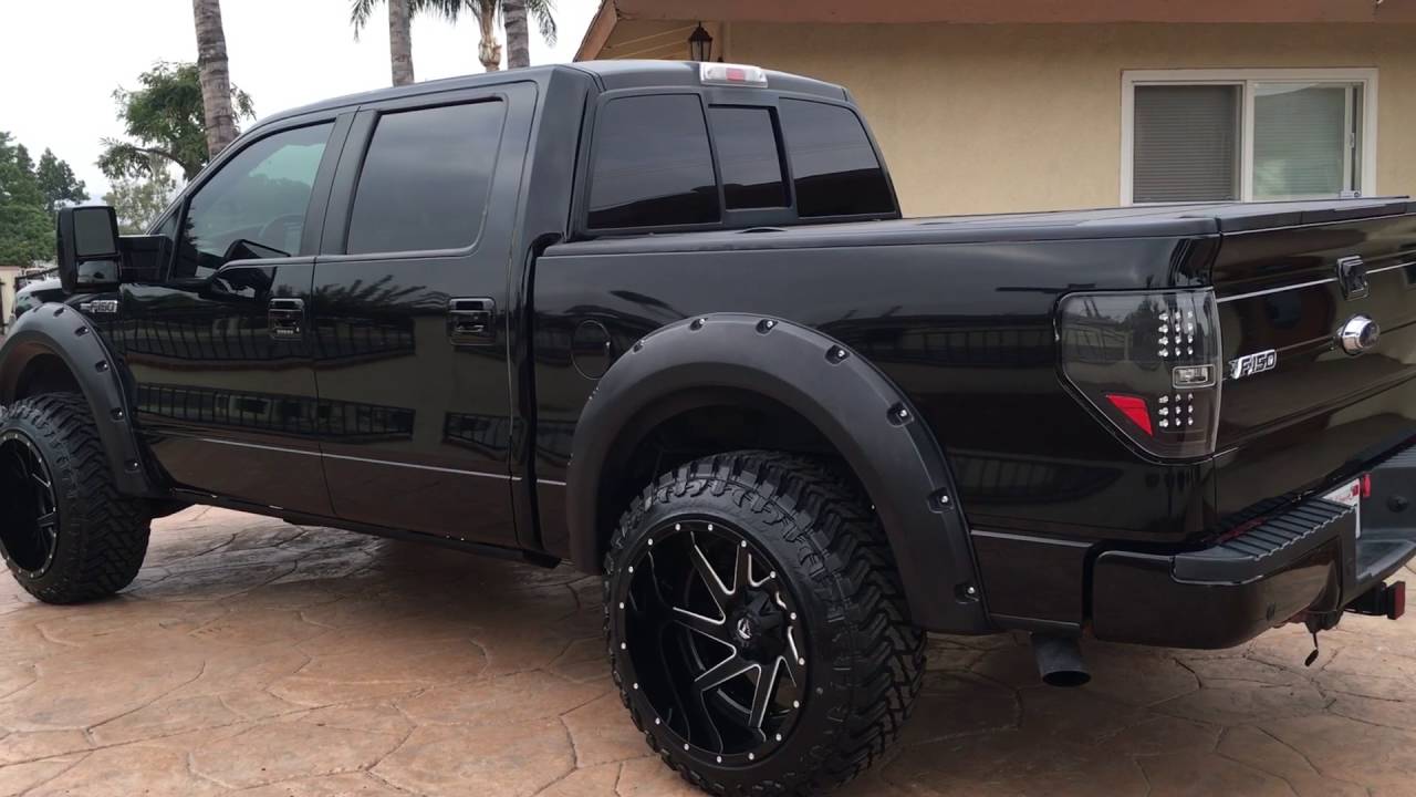 Ford F-150 22x14 Fuel renegades -70 offset on 35 inch tires. Whipple, Meth, 3inch pulley, Xforce