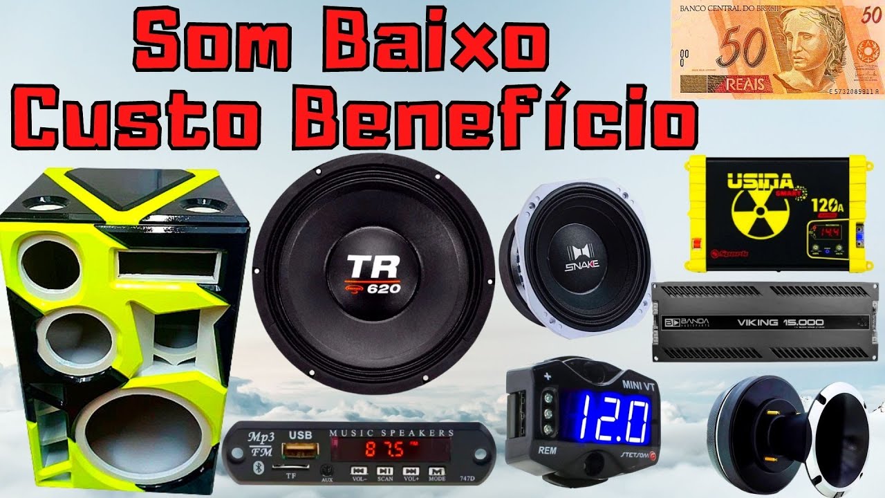 Como MONTAR  Som Automotivo BOM e BARATO -Bom custo beneficio