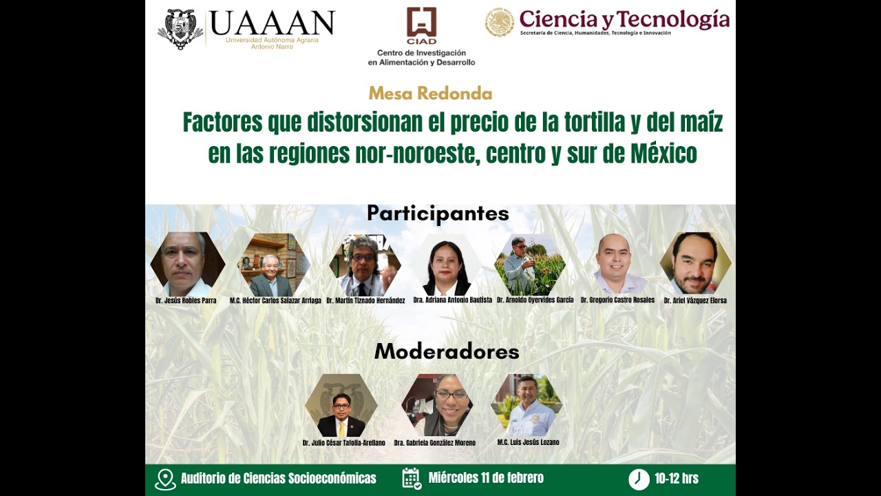 Factores que distorsionan el precio de la tortilla y del maíz en las regiones  de México
