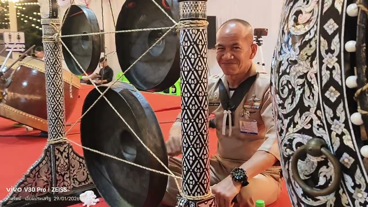 วงปี่พาทย์มอญ  วงดนตรีไทย กองดุริยางค์ทหารเรือ งานคุณแม่มาลี สุขเสียงศรี 29/01/69