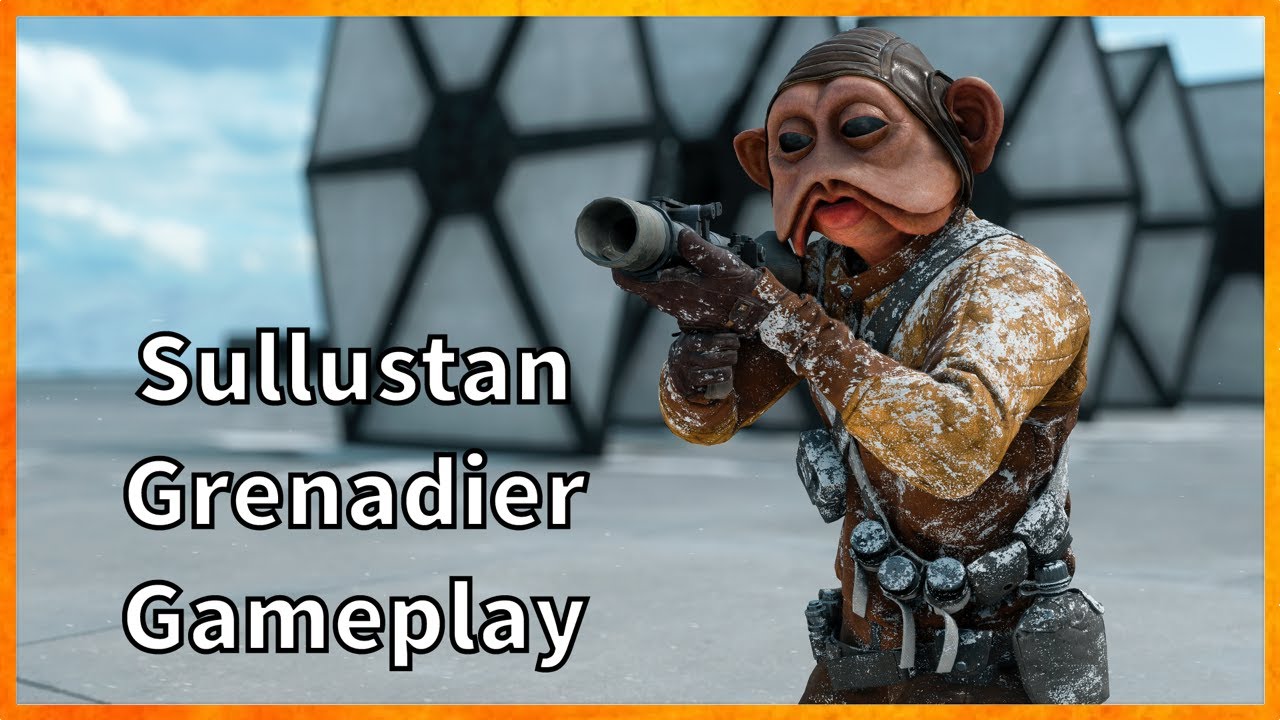 Sullustan Grenadier Gameplay Star Wars Battlefront 2