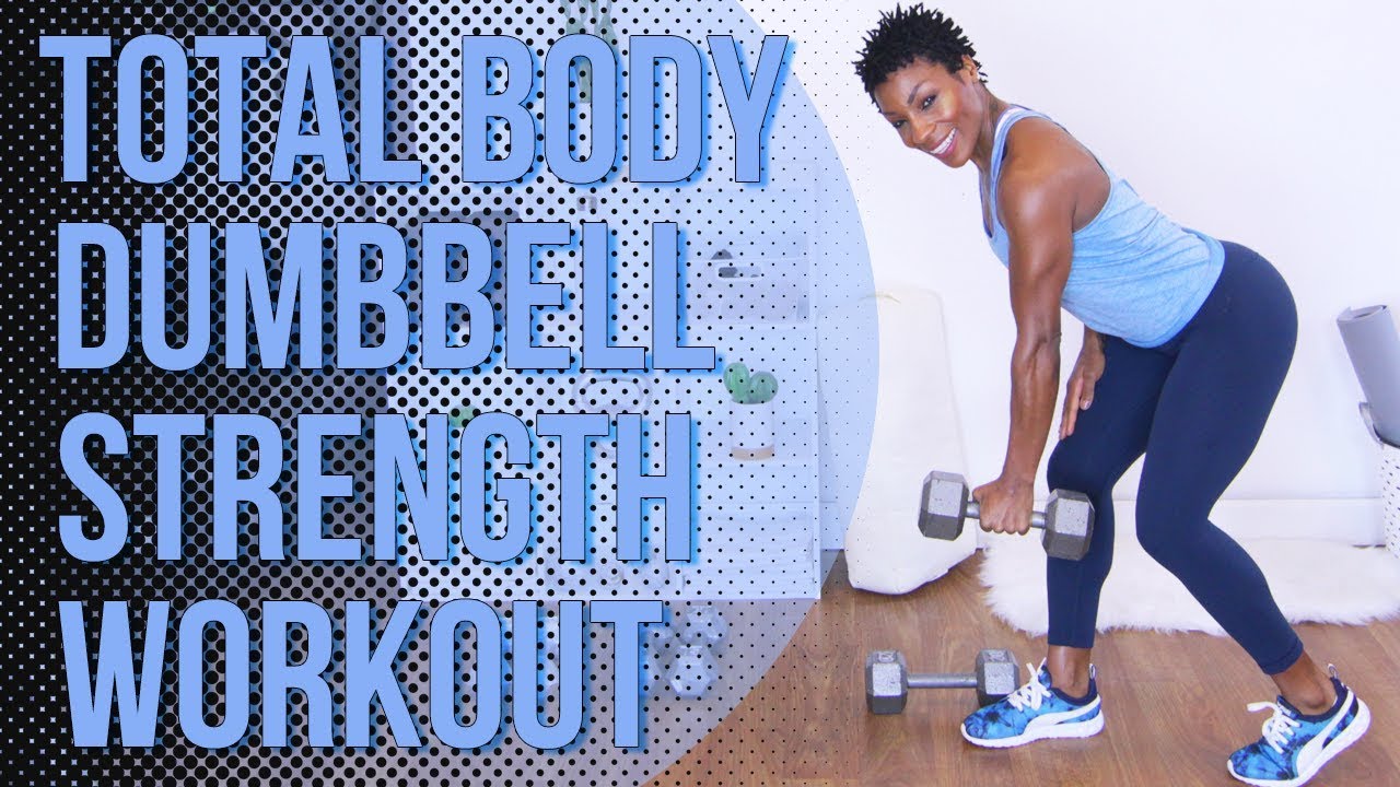 20 Minute Total Body Strength Training Workout | Dumbbells | No Cardio