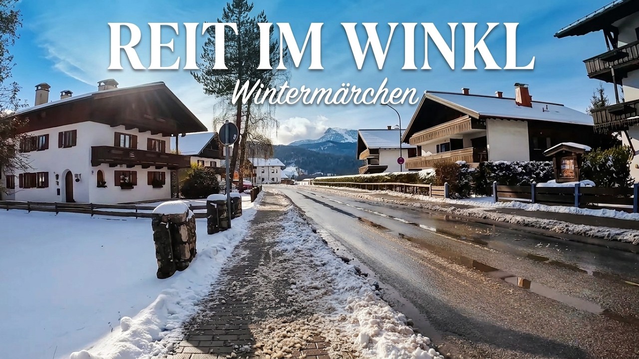Reit im Winkl Spaziergang im Winter | Oberbayern, Deutschland