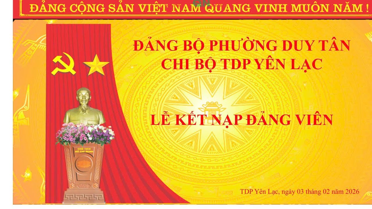 LỄ KẾT NẠP ĐẢNG VIÊN