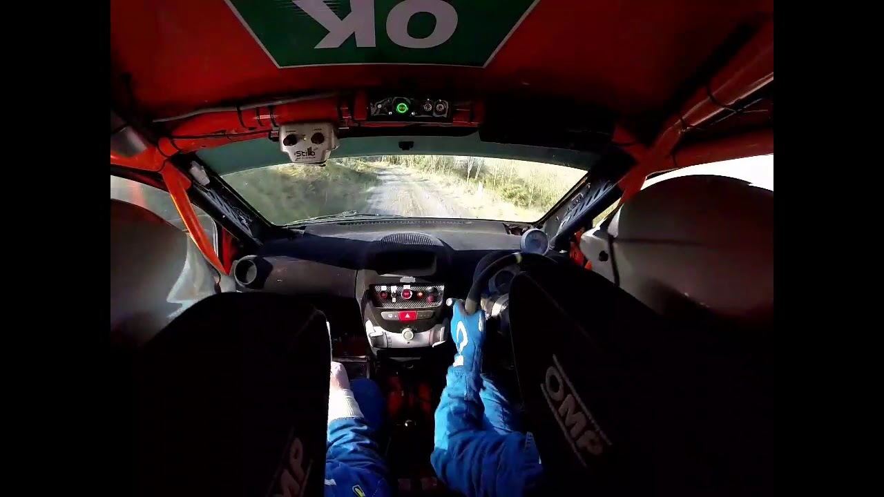 Carrick on suir forestry rally 2020 SS4 Kyle Mcbride & Kieran Mcbride