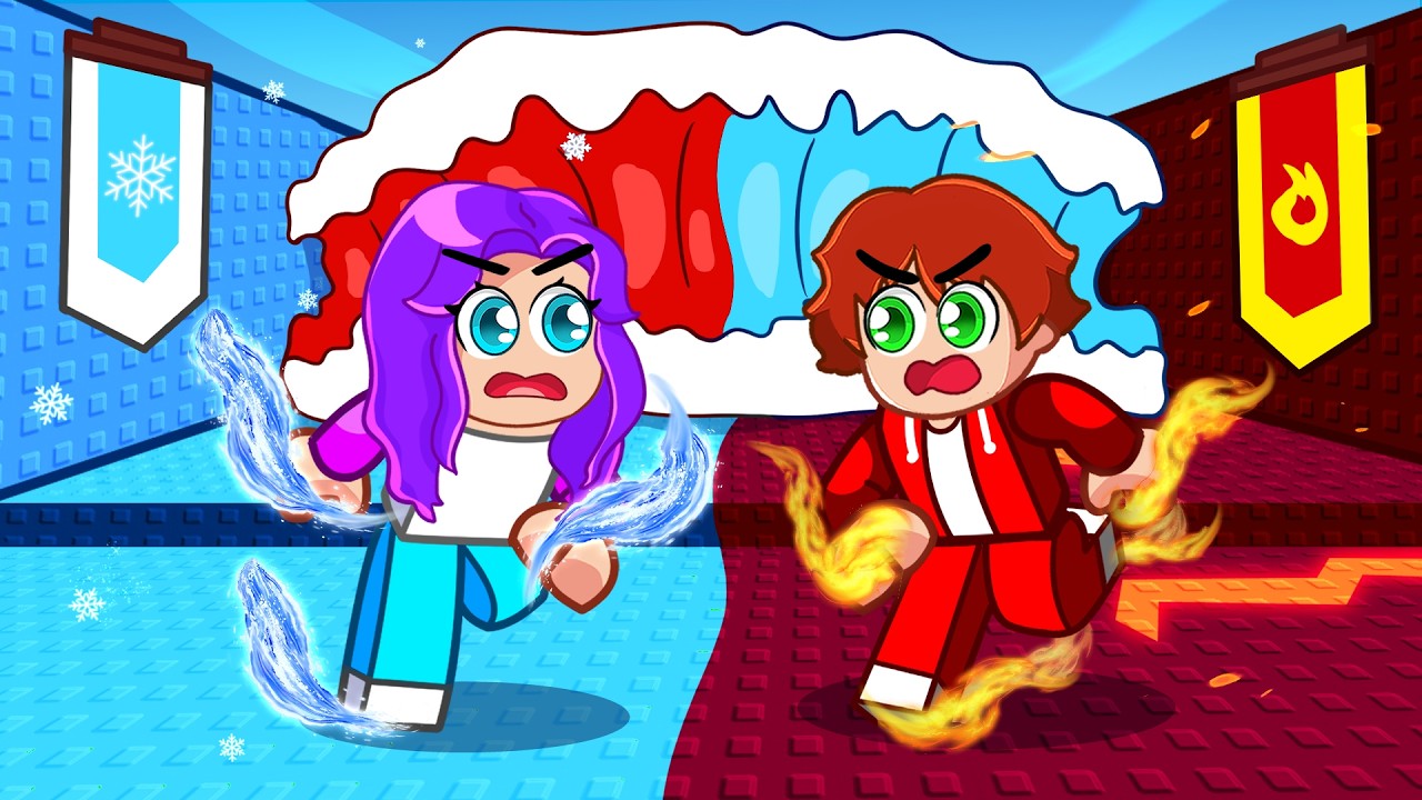 ATEŞ ve BUZ Tsunamisinden Kaçarak Brainrotlar için Arkadaşlarımla Savaştım! - Roblox