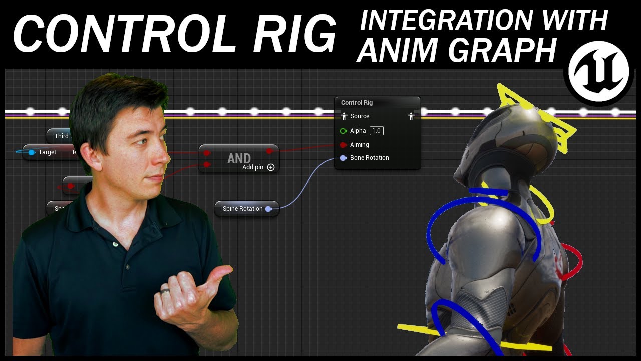 Let's Build the RPG! - 38 – Control Rig AnimGraph UE5 Beginner Tutorial - Head and Neck Rotation