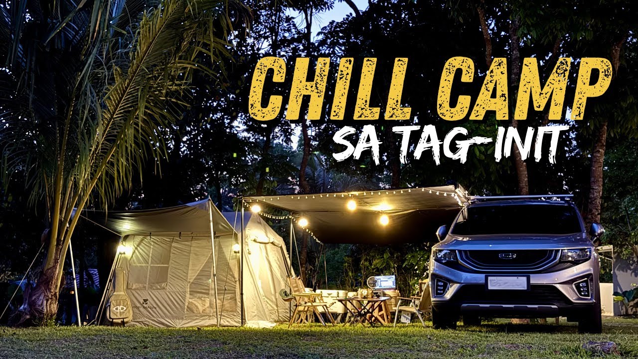 CHILL CAMP sa TAGAYTAY — MALAMIG pa rin kahit SUMMER | TURA'S CAMP experience | CAR CAMPING