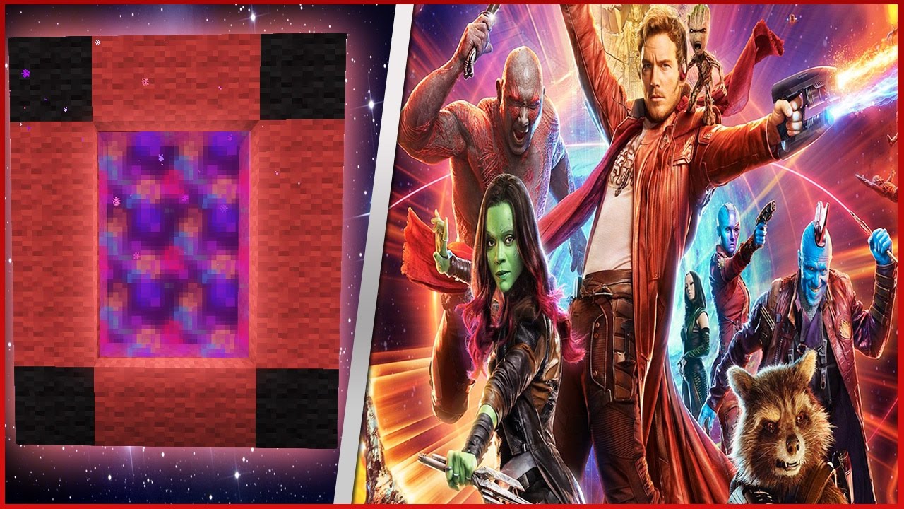 COMO FAZER UM PORTAL PARA O MUNDO DOS GUARDIÕES DA GALÁXIA 2 | GUARDIANS OF THE GALAXY 2 - Minecraft