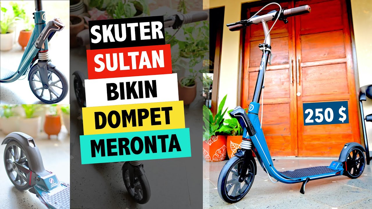 Unboxing | Kick Scooter | OXELO Town 9 EF Adult V2 | Petrol Blue | Skuter Sultan Fitur Premium
