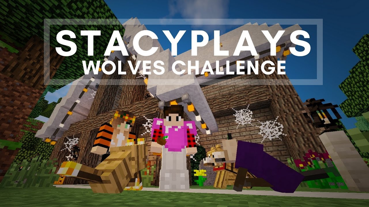 HALLOWEEN DECORATIONS - STACYPLAYS WOLVES CHALLENGE MODDED MINECRAFT (EP.13)