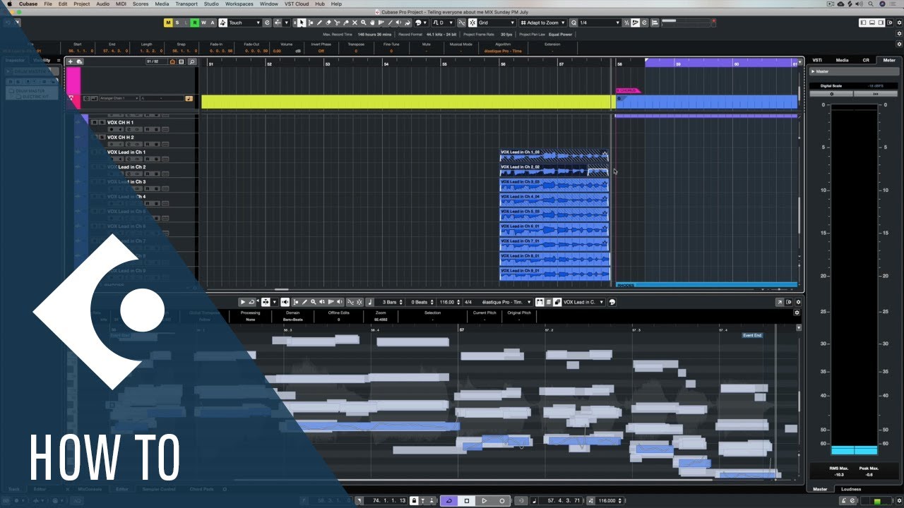 How to Edit Pitch and Timing of Multiple Harmonies at Once | Quick Tip