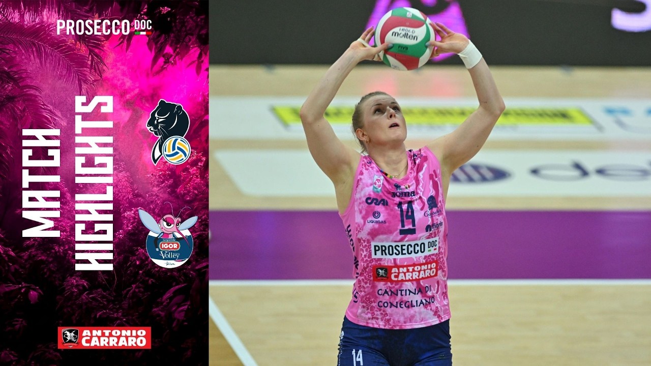 🎥 Highlights | Prosecco DOC A. Carraro Imoco Conegliano &ndash; Igor Gorgonzola Novara 3-2