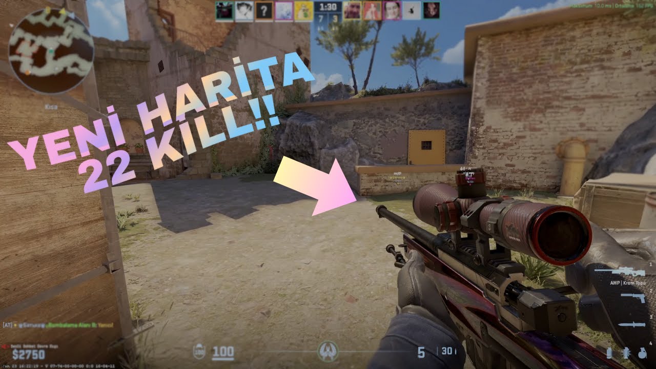 CS2 Strong Hold Gameplay 22kill!!