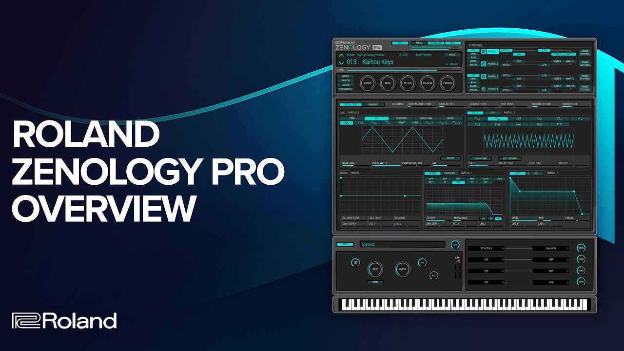 Представляем Roland ZENOLOGY Pro: программный синтезатор ZEN-Core в Roland Cloud