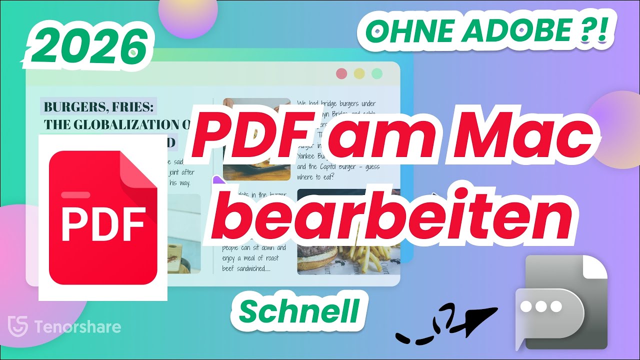 Kann ich PDF am Mac bearbeiten und andere Text kostenlos  | einfach  und schnell
