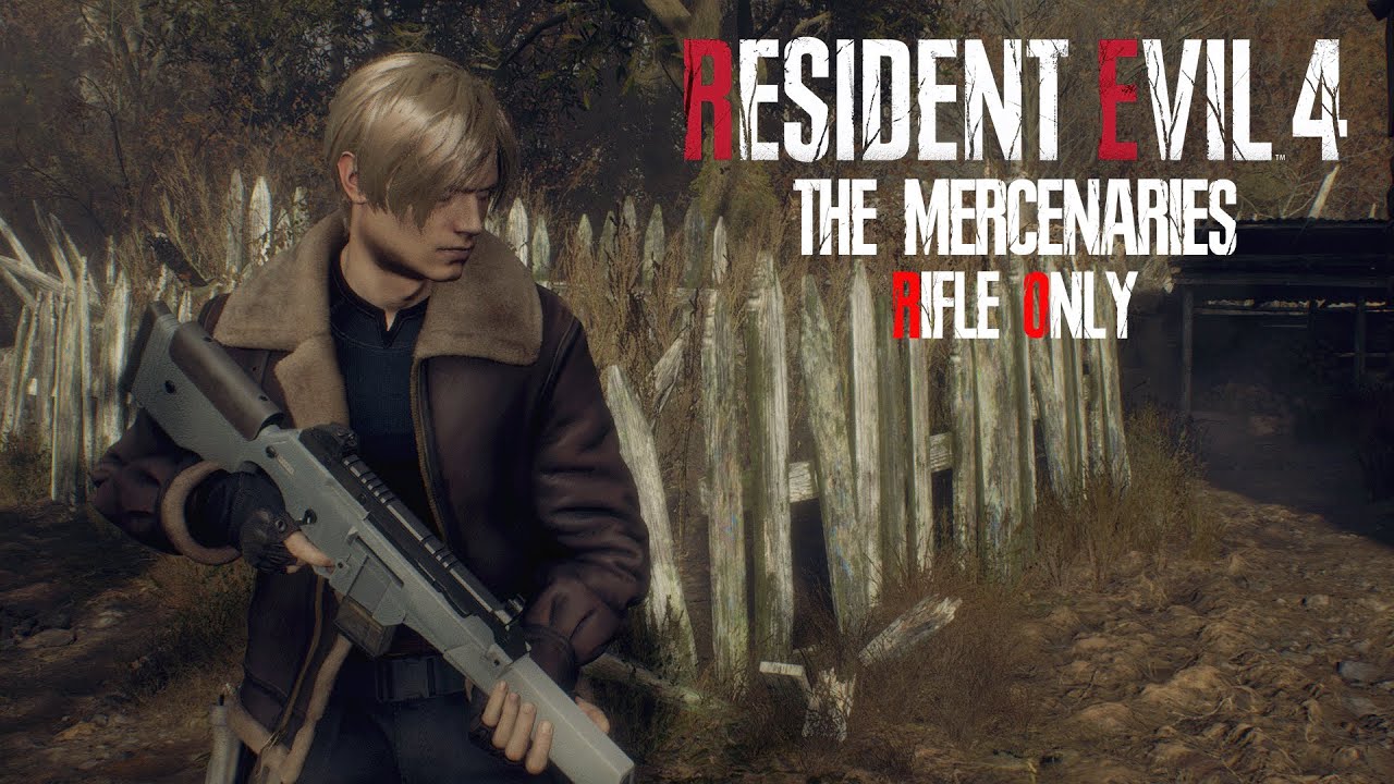 Resident Evil 4 Remake - Leon Kennedy Rifle Only Mercenaries S++ Full Gameplay