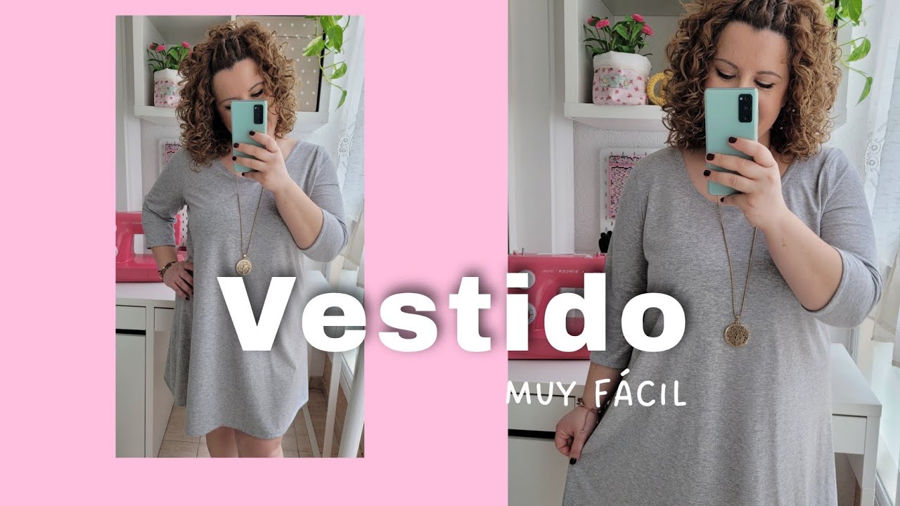 👀 Vestido FÁCIL, RÁPIDO y que DISIMULA LA BARRIGUITA‼️ || Cómo hacer un VESTIDO FACIL