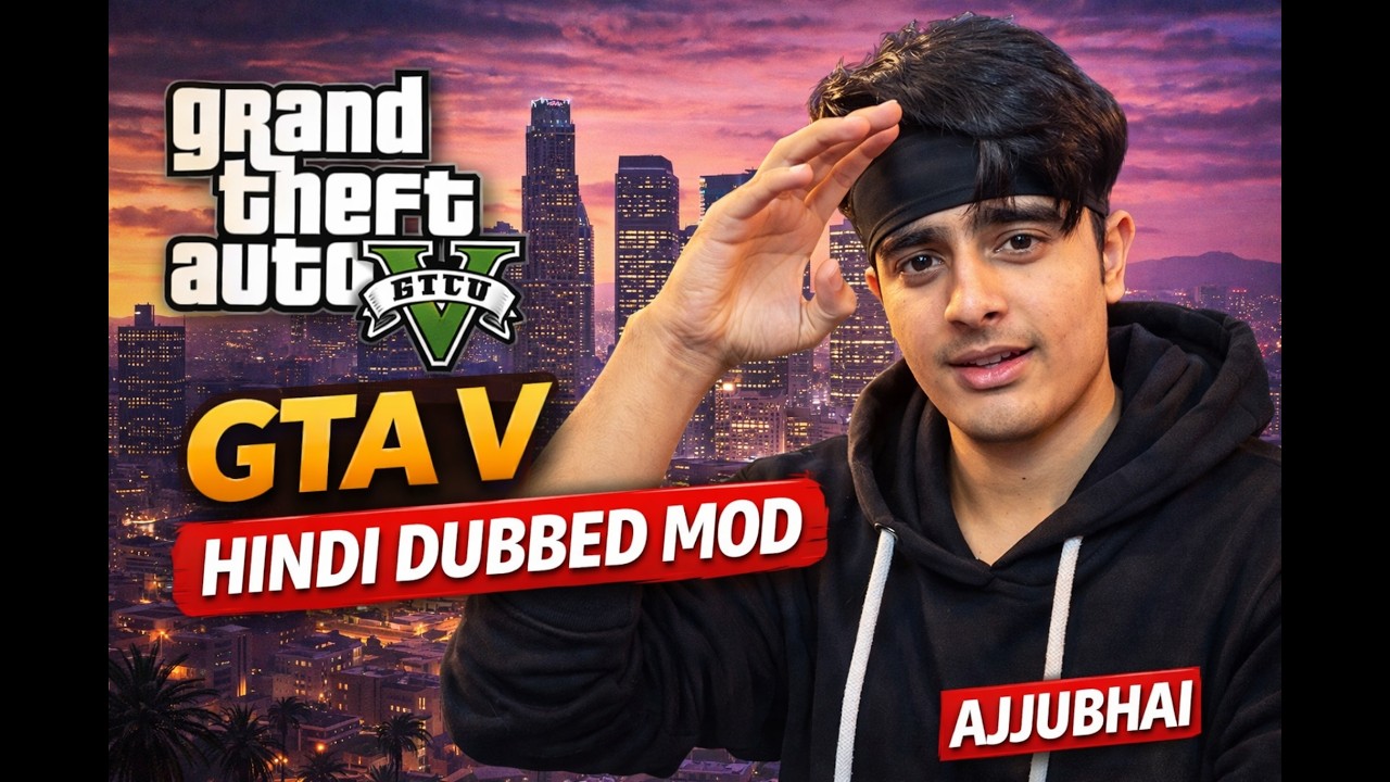 GTA 5 Hindi Dubbed Mod Install Kaise Kare? Real Voice Gameplay 🔥