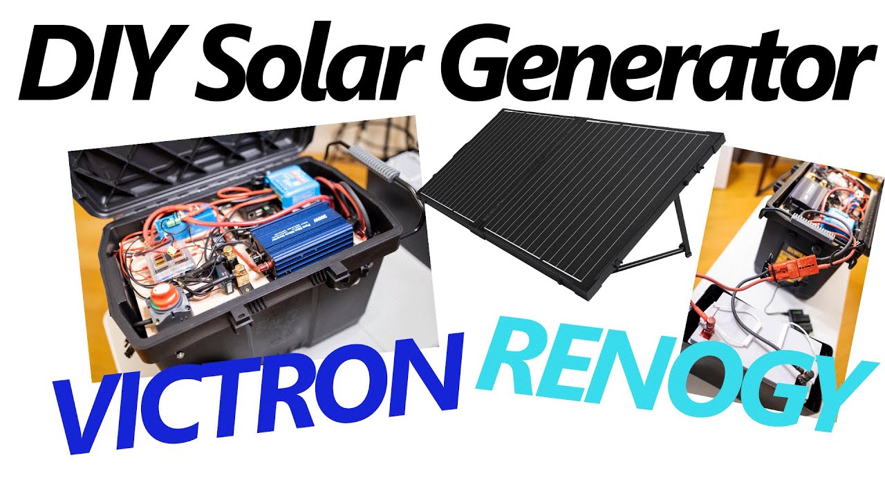 DIY Solar Generator with 12V battery | Solar Power System portable