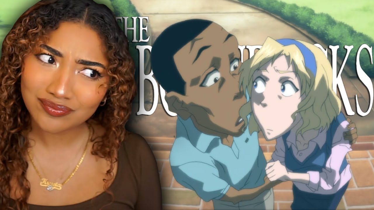 Huey DONT OPEN THE  DOOR - **THE BOONDOCKS** S3x13 •The Fried Chicken Flu - Reaction